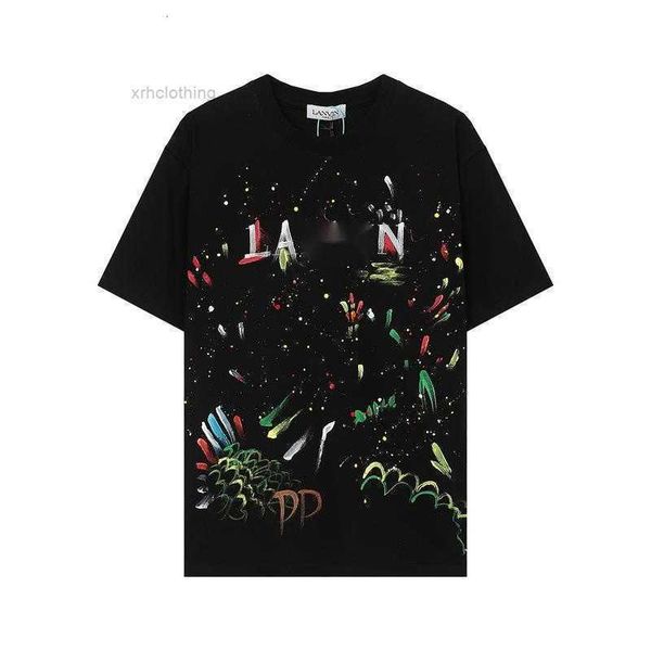 

gallerye dept shirt lan vin longfan speckle printing series loose versatile casual men and women's couple 4 lff3, White;black
