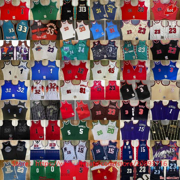 

mitchell and ness east basketball jersey authentic embroidery dennis tatum rodman scottie rose pippen larry patrick bird ewing jason vince k, Black;red