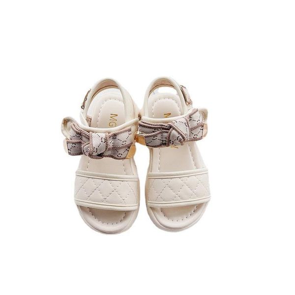 

sandals baby shoes wedge children footwear girls fashion summer beach bowknot princess f12777, Black;red
