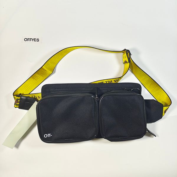 

yellow industrial strap designer messenger bag cross body pouch chest bag hype street travel belt bag black outdoor fanny pack hip bag remov