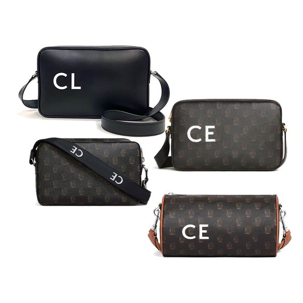 

genuine leather triomphe canvas cabas cylinder clutch bag celiny totes womens luxurys designer mens shoulder bags handbag fashion purses cam