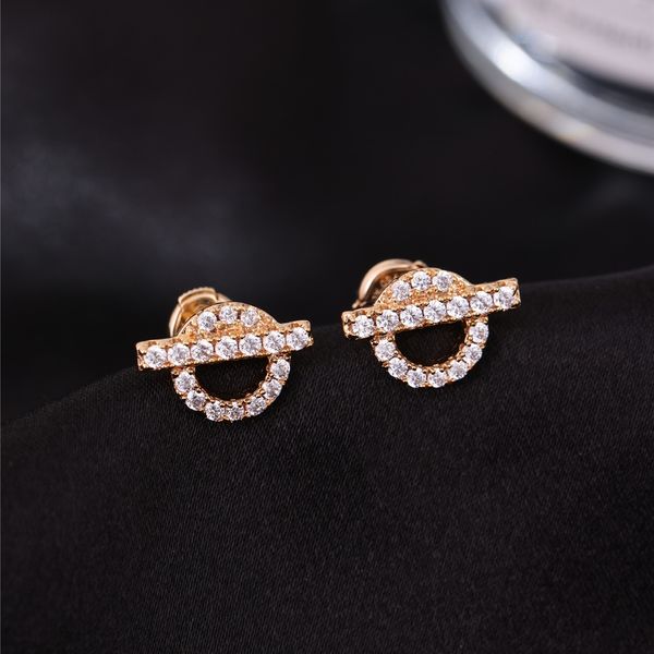 

luxury gold earrings designer letter earrings stud women wedding party jewerlry, Silver