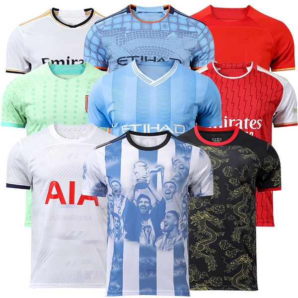 

soccer jerseys the new season five league football shirts other home and away men's jerseys, Black;yellow