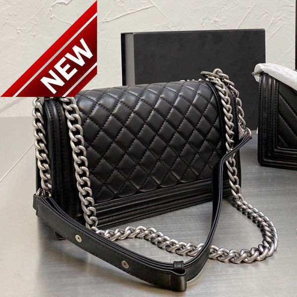 

women's brand designer shoulder bags tote classic fashion clamshell texture leather crossbody bag gold and silver hardware chain envelo