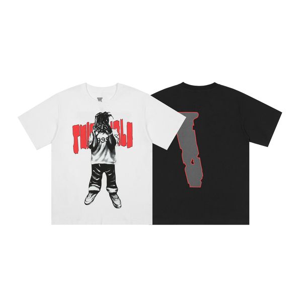 

v lone tshirt big v reflective t-shirt classic casual printing fashion men's and women's designers t-shirt cotton casual luxury hi, White;black