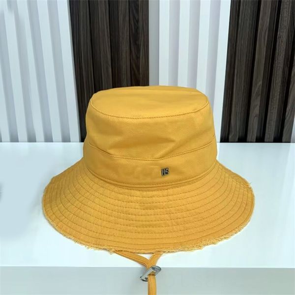 

tassels bucket hat designer lady fisherman hat classic frayed brim small cappello with drawstring casquette cotton lining le bob designer ca, Blue;gray