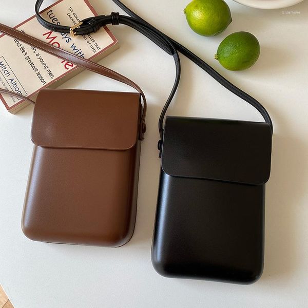 

shoulder bags cute purse ladies vintage messenger pu leather women's small square bag solid color female phone pouch handbags