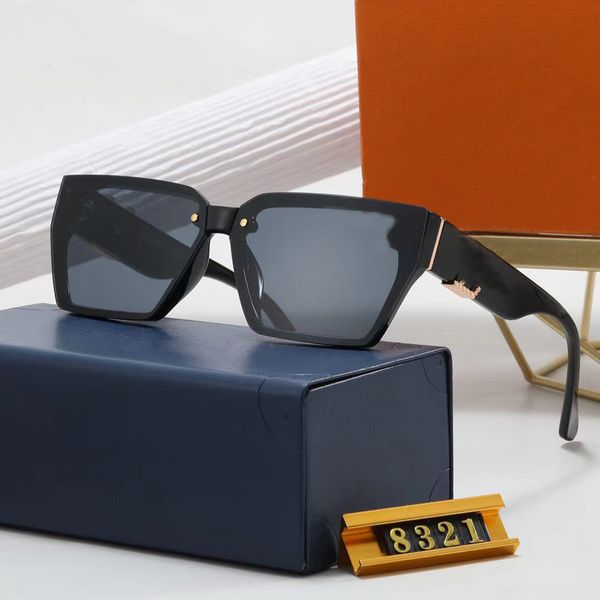 

new men's sunglasses fashion designer sunglasses personality goggles luxury women's glasses glasses with logo, White;black