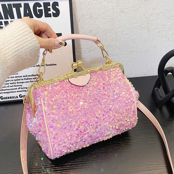 

2022 new bag fashion bags sequin handbag large capacity one shoulder crossbody bag
