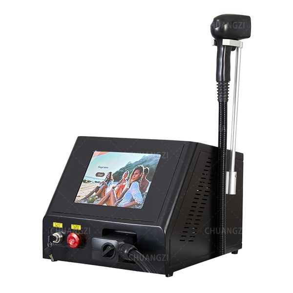 

home beauty instrument 808 diode laser hair remover 3 wavelength 755nm 808nm 1064nm laser 808 hair removal machine