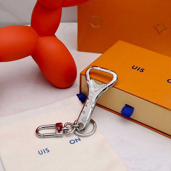 

keychain car keychain old flower bottle opener female cute high-grade male lanyard package pendant, Silver