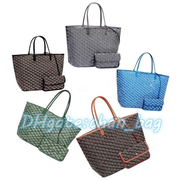 

classic shopping bag womens mens large capacity tote genuine leather shoulder clutch beach bags handle cross body pochette handbag wallets b