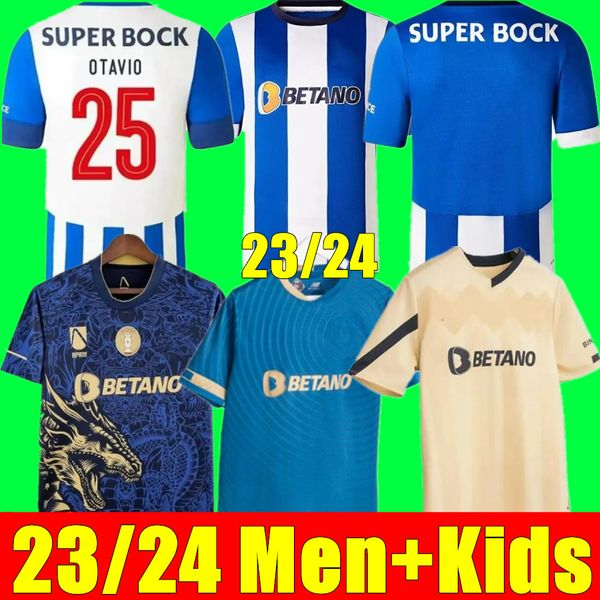 

xxxl 4xl 2023 2024 fc portos soccer jerseys dragon fans player version 22 23 campeoes pepe sergio oliveira mehdi luis diaz matheus goalkeepe, Black;yellow