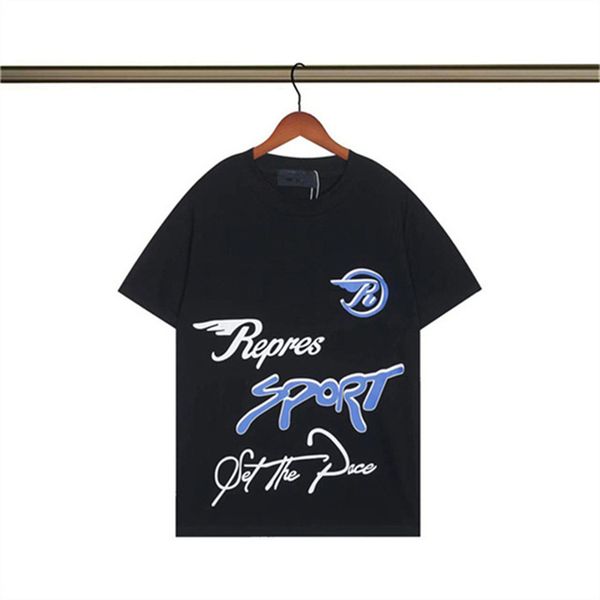

new luxury men's t-shirt men's designer cotton round neck printed letter logo fashion casual fashion brand t-shirt loose men', White;black
