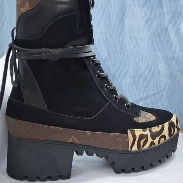 

designer beaubourg ankle boot women classic chelsea boot 4cm leather jacquard textile shoes fashion laureate desert boot 11, Black