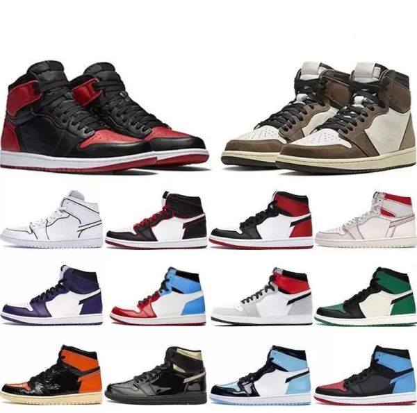 

with box designer jumpman 1 1s basketball shoes hyper royal light smoke grey dark mocha university blue chicago shadow black tar