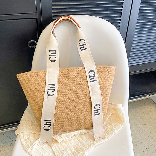 

straw weave raffias cross body woody beach bag luxurys totes handle lady clutch bags womens designer mens shoulder bags classic handbag smal