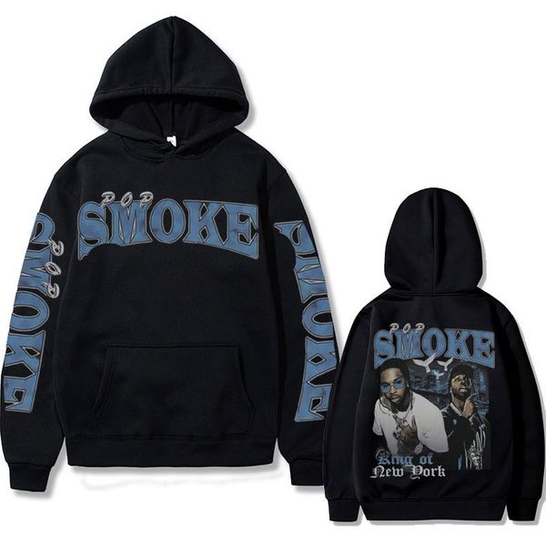 Mens Jaquetas Pop Smoke Impressão Hoodie Homens Mulheres Hip Hop Moletons Homem Rapper The Woo King Hoodies Algodão Sportswear 230619 51