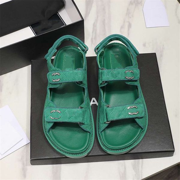 

fashion sandals 2023 channel women's high heels the latest styles to wear comfortable letter logo summer casual student sandals 012-011, Black
