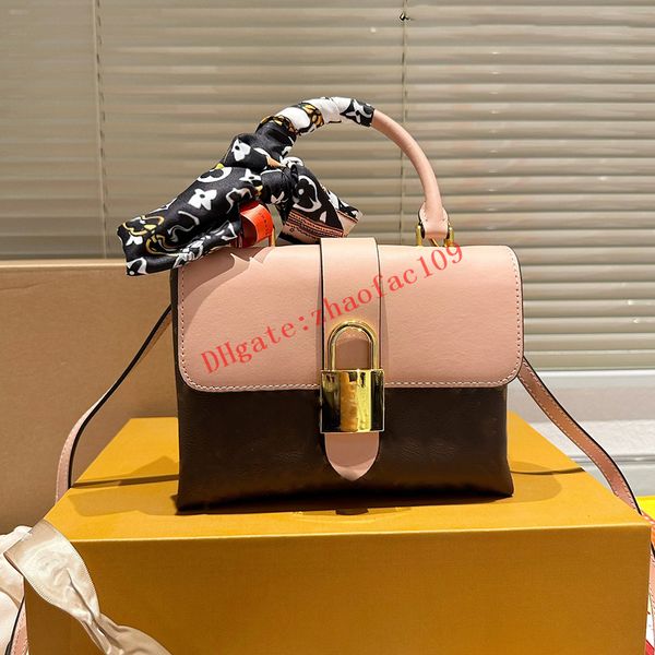 

original style genuine leather presbyopia totes lock bb postman bag portable female handbag shoulder bags handbags tote
