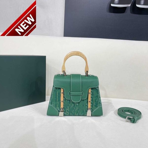 

woman's brand goyas bag designer bags handbags shoulder crossbody bag tote fashion texture leather cross saigon bag saddle bag messenge