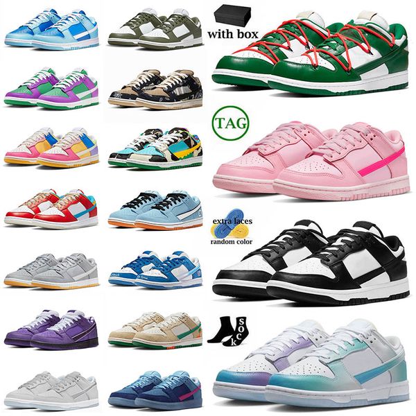 

with box panda pink running shoes big size 13 14 unlock your space grey fog lobster offs white pine green men women pine green argon trainer