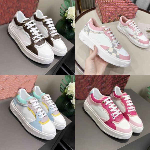 

timee out casual shoes embossed leather shoes fashion women trainers platform sneakers rubber outsole chaussures with box 35-41, Black