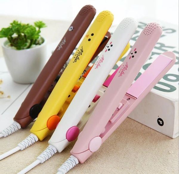 

17cm two-in-one hair straightener and curler for bangs and inner buckle styles - versatile styling tool with multiple designs available&quot