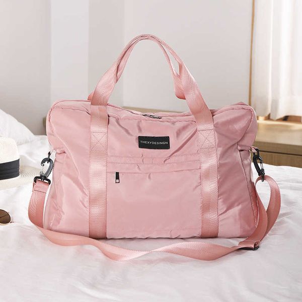 

foldable large capacity travel storage bag set trolley case portable high-end travel bag