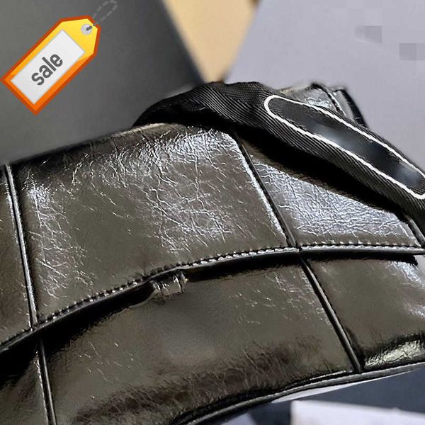 

women's brand designer shoulder bags tote 2023 new hourglass texture leather wax chain stitching solid color shoulders messenger bag fa
