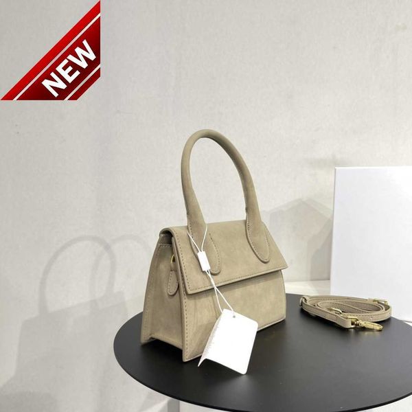

brand frosted suede bag handbags designer bags jacques bags tote bags multifunctional wooden handle diagonal cross bag new fashion shoulder