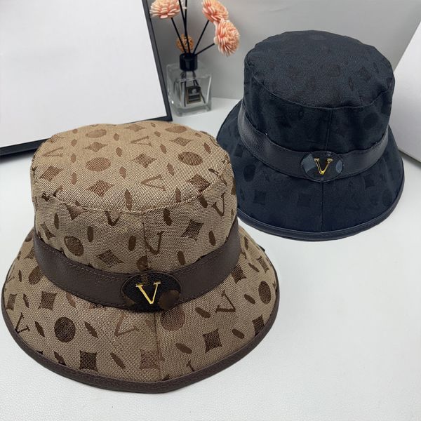 

designer bucket hat fashion stingy brim hats beach casquette for men womans with casual letters caps 2 colors flat cap, Blue;gray