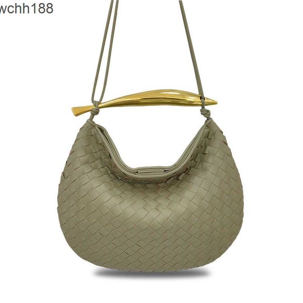 

large designer lady single bag 2023 leather venetas bags 39cm bottegas capacity shark woven shoulder crossbody handheld for women obak