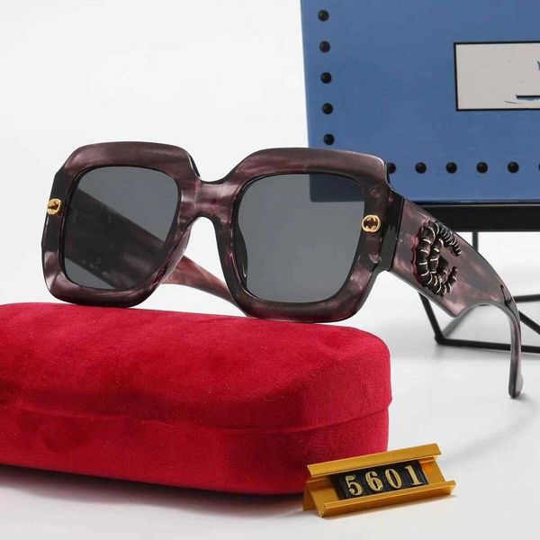 

2023 new sunglasses for men and women large frame plate sunglasses for tourism and driving essential glasses 01, White;black