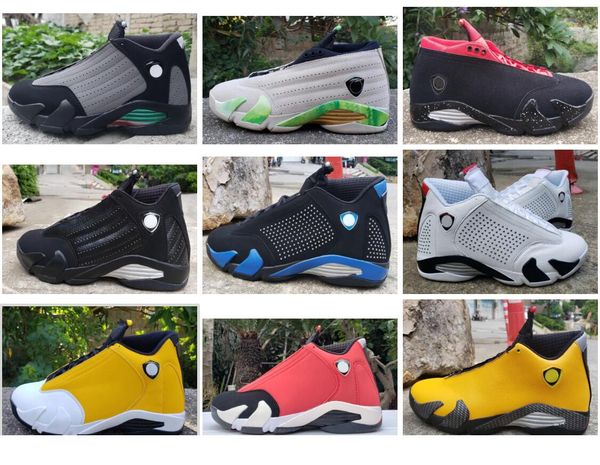 

14s basketball shoes men 14 ginger candy cane winterized gym red blue desert sand defining moments hyper royal retro mens trainers sports sn