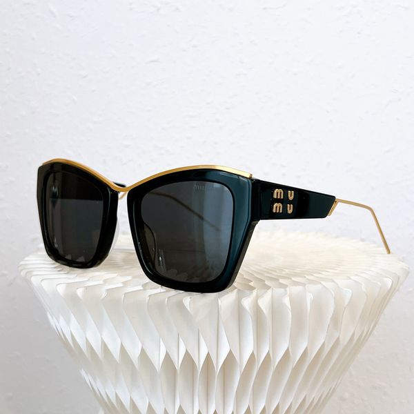 

official website miu sunglasses for men and women, designer's classic board large square glasses, beach sun protection sunglasses, White;black