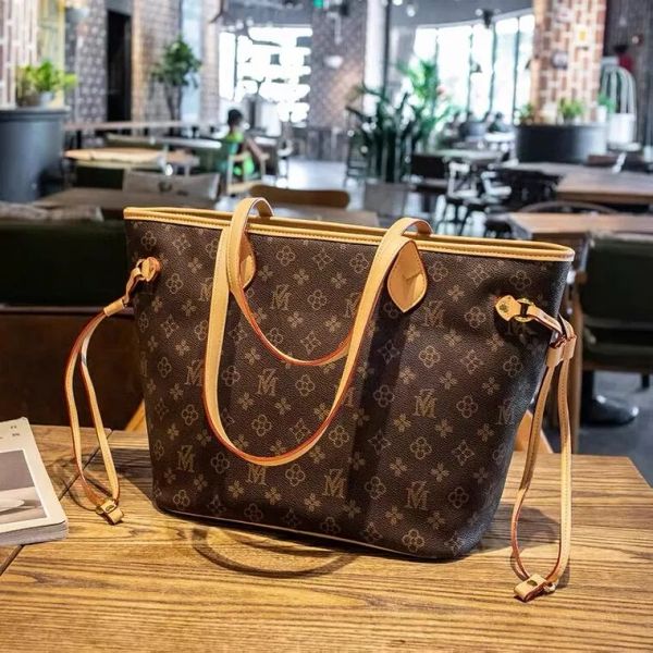 

2pcs/set high qulity luxurys designers bags women bag shoulder bag messenger bags classic style fashion shoulder lady totes handbags purse w