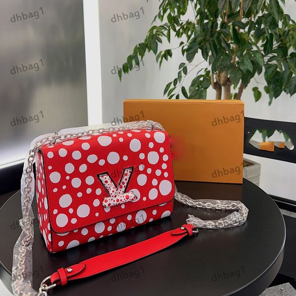 

designer womens shoulder bag leather sewn water ripple three-dimensional hardware metal buckle adjustable chain shoulder crossbody bag makeu