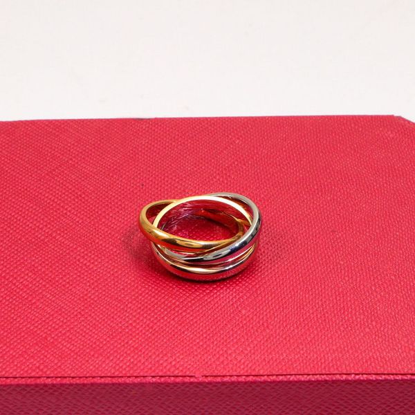 

designer rings male and female stainless steel rings classic fashion couples rings high end designer jewelry, Silver