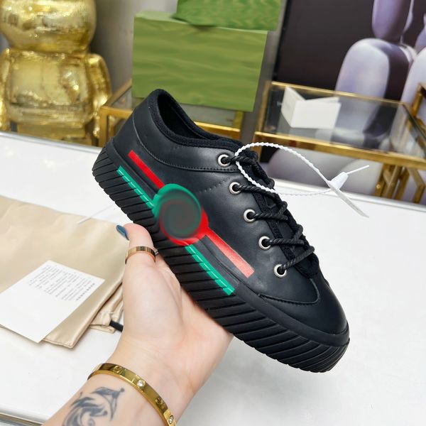 

maxi sneaker designers tennis canvas luxurys shoe beige blue washed jacquard denim women shoes ace rubber sole embroidered vintage casual sn, Black