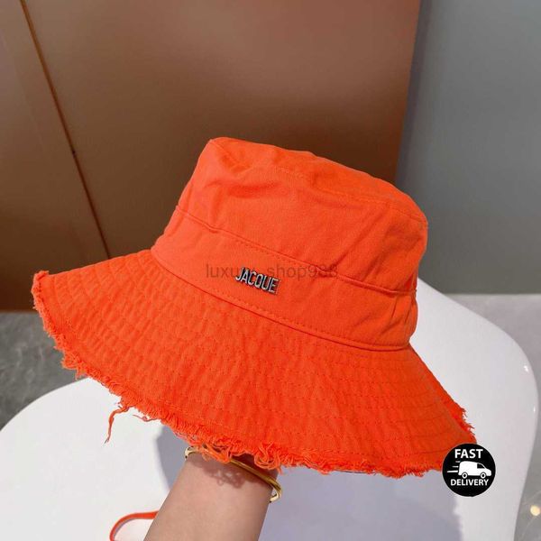 

casquette bob wide brim hats designer bucket hat for women frayed cap, Blue;gray