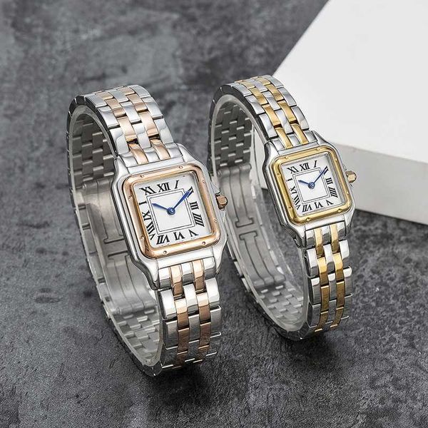 

watches carti fashion couple are made of imported stainless steel quartz ladies elegant noble diamond table 50 meters waterproof zj, Slivery;golden