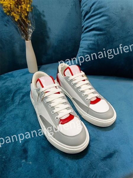 

2023 luxury designer flat sneaker trainer casual shoe leather white overlays fashion platform mens womens sneakers size 35-46, Black