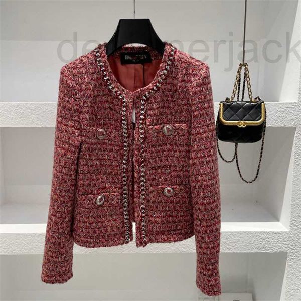 

women's jackets designer early spring new french style celebrity fashion slim versatile round neck cardigan short coat women vdnb, Black;brown