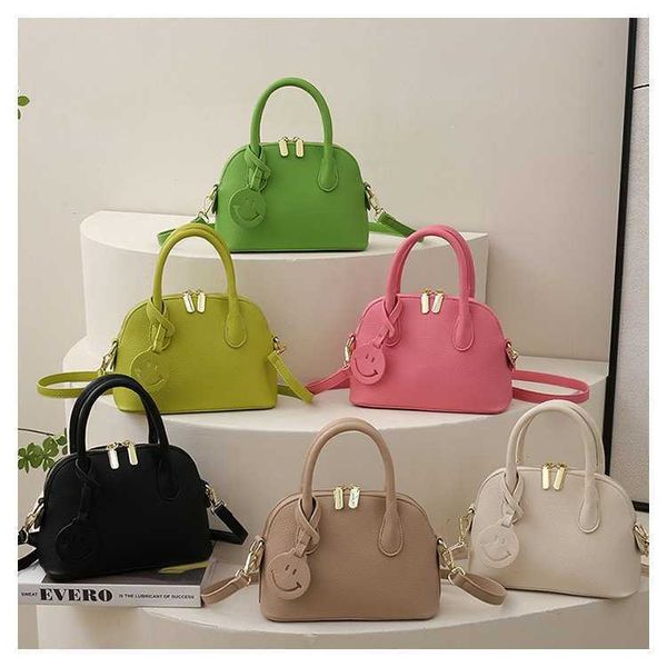 

shell bag women's new versatile network red handbag smiling face personalized ins fashion underarm one shoulder crossbody bag