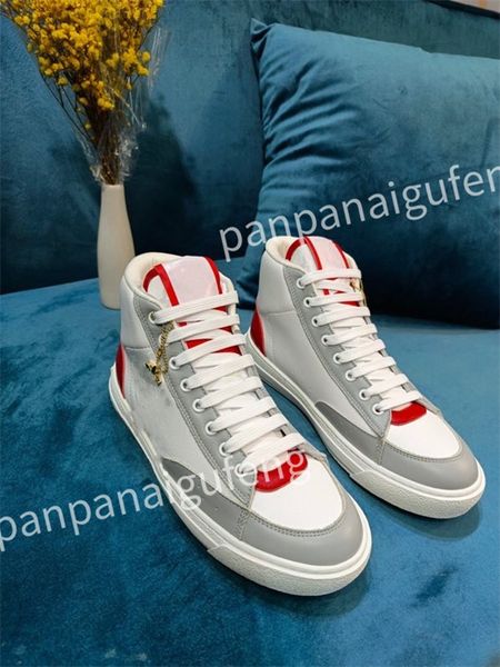 

2023 luxurys designer flat sneaker trainer casual shoes leather white overlays fashion platform mens womens sneakers size 35-46, Black