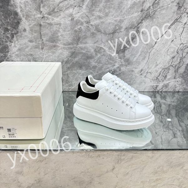 

luxury designers sneaker casual shoes sole white black leather womens mens high-quality flat lace up trainers sneakers size 35-46