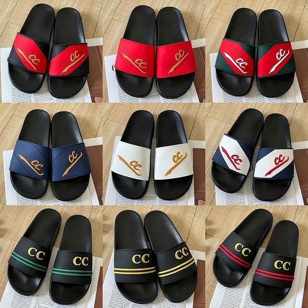 

classic printed slippers new mens designer shoes fashion womens sandals outdoor comfort beach shoes non-slip comfort casual shoes summer bre, Black