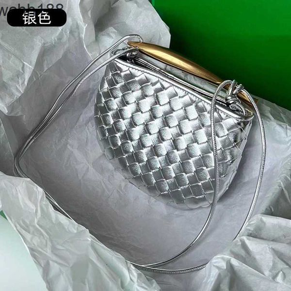 

one sardine women's girl cowhide designer bag shoulder 2023 woven bottegas handheld bags venetas bun crossbody handle underarm i4pt