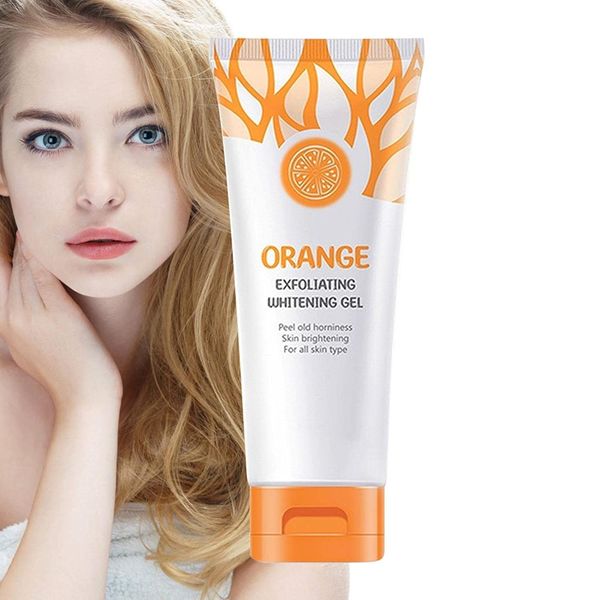 

gmeelan orange exfoliating -whitening gel scrub face body brigtening skin